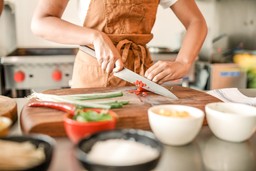 Cutting Veggies 