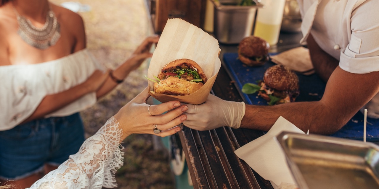 Food truck exterior 